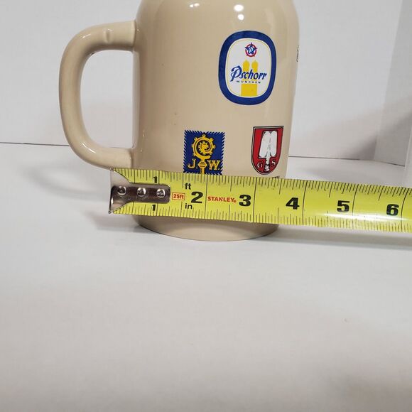 GERMAN BEER Hall STEIN‎ Mug LOGO München HB Paulanerbrau JW Spatenbrau PSCHORR - Picture 11 of 12